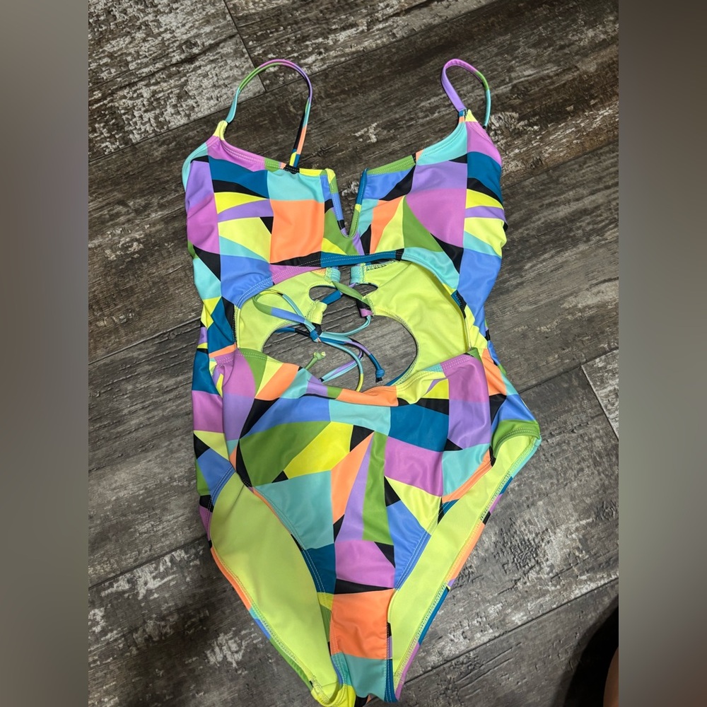 Colorful Geometric Women’s Swimsuit